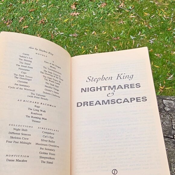 paperback fiction Nightmares and Dreamscapes by Stephen King 1st Signet pub 1994 - Picture 5 of 10